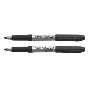 BIC Mark-It Permanent Markers Black 2 Pack