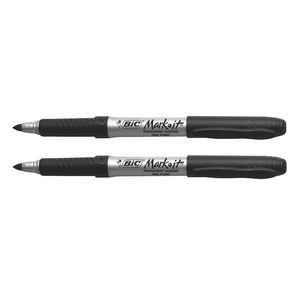 BIC Mark-It Permanent Markers Black 2 Pack