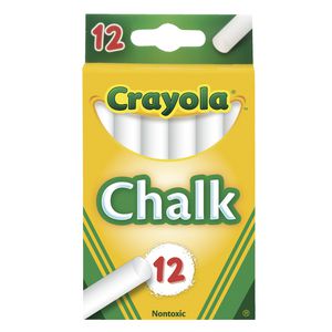Crayola Chalk White 12 Pack