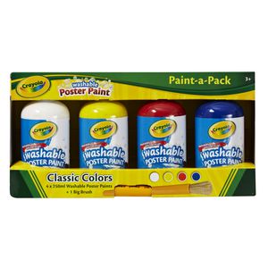 Crayola Paint-A-Pack Poster Paints 4 Pack