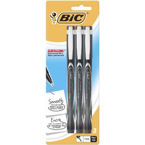 BIC Intensity Fineliners Black 3 Pack