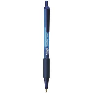 BIC Softfeel Ballpoint Pens Blue 12 Pack