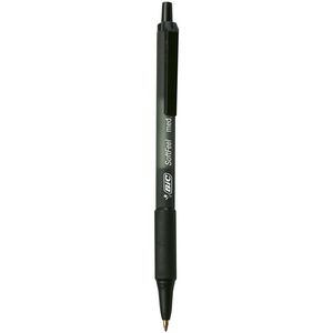 BIC Softfeel Ballpoint Pens Black 12 Pack