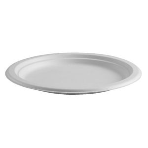 Biopak Biodegradable Sugarcane Plates 228mm 125 Pack