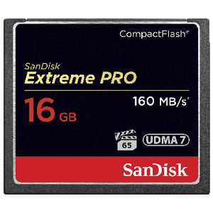 SanDisk 16GB Extreme Pro CompactFlash Memory Card