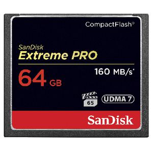 SanDisk 64GB Extreme Pro CompactFlash Memory Card