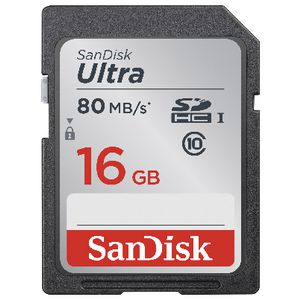 SanDisk 16GB Ultra SDHC Memory Card