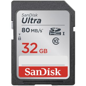 SanDisk 32GB Ultra SDHC Memory Card
