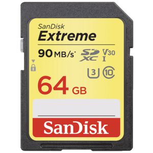 SanDisk 64GB Extreme SDXC UHS-I Memory Card