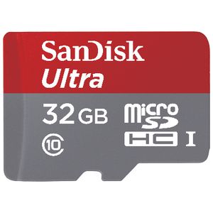 SanDisk 32GB Ultra MicroSDHC Memory Card