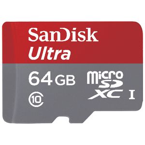 SanDisk 64GB Ultra MicroSDXC Memory Card