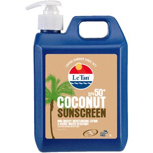 Le Tan SPF 50+ Coconut Lotion 1L