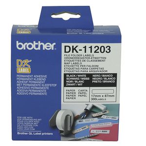 Brother File Folder Labels 300 Pack