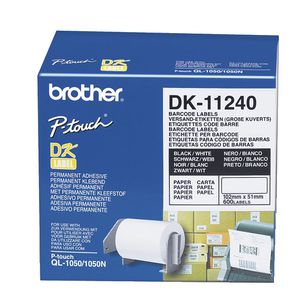 Brother Multi-purpose Labels Large Black on White DK-11240