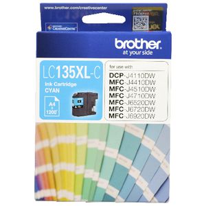 Brother LC-135 XL Ink Cartridge Cyan