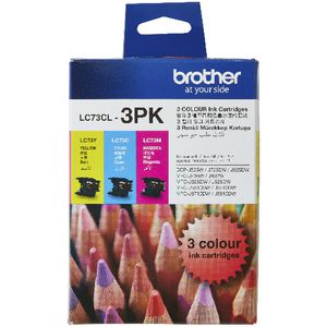 Brother LC-73 High Yield Ink Cartridge Tri-Colour Pack