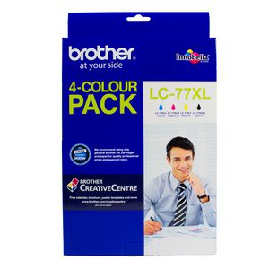 Brother LC-77XL Super High Yield Ink Cartridge Value Pack