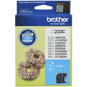 Brother LC-233 Ink Cartridge Cyan