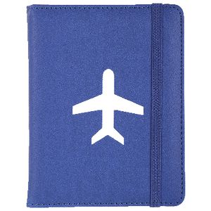 Bon Voyage Passport Cover Blue
