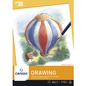 Canson A4 Drawing Pad 110gsm 50 Sheet