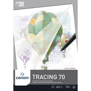 Canson A3 Tracing Pad 70gsm 50 Sheet