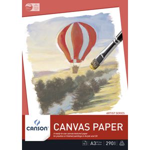Canson A3 Canvas Pad 290gsm 10 Sheet