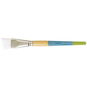 Princeton Snap 9850 Short Handle Angle Shader Brush Size 1