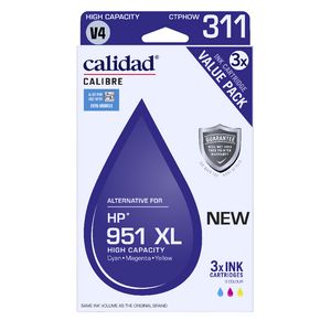 Calidad Alternative HP 951 XL Ink Cartridge Colour 3 Pack