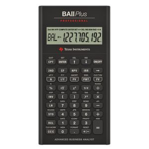 Texas Instruments BAII Plus Professional Calculator