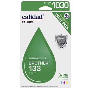 Calidad Alternative Brother 133 Ink Cartridge Colour 3 Pack