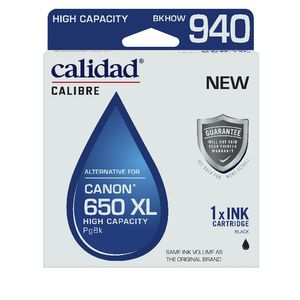 Calidad Alternative Canon 650XL Ink Cartridge Black