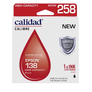 Calidad Alternative Epson 138 Ink Cartridge Black