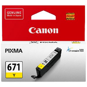 Canon CLI-671 Ink Cartridge Yellow