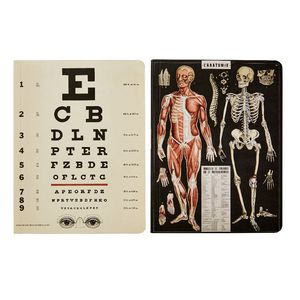 Cavallini Notebook Vintage Charts 2 Pack