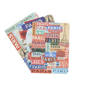 Cavallini Mini Notebook Paris 3 Pack
