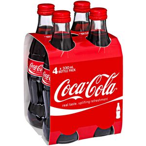 Coca-Cola Glass Bottles 330mL 24 Pack