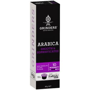 Grinders Arabica Caffitaly Capsules 8g 10 Pack
