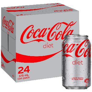 Diet Coca-Cola Cans 375mL 24 Pack