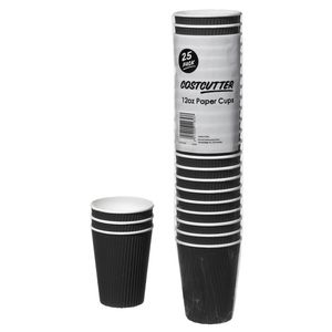Keji Double Wall Paper Cups 340mL 25 Pack