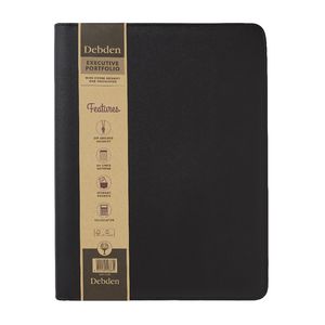 Collins Debden A4 Zippered Executive PU Portfolio