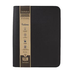 Collins Debden A4 Zip Around PU Compendium 4 Ring Binder
