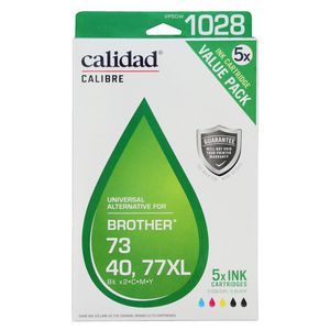 Calidad Alternative Brother LC 73/40/77XL Ink 5 Pack