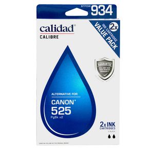 Calidad Alternative Canon 525 Ink Cartridges Twin Pack Black