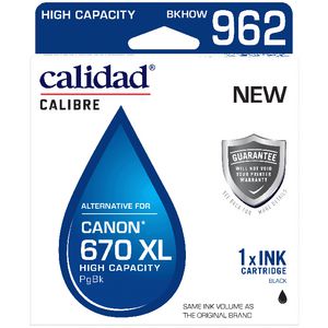 Calidad Alternate Canon 670XL Ink Cartridge Black