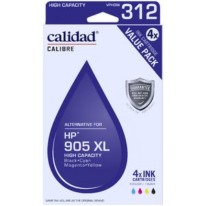 Calidad Alternate HP 905XL Ink Cartridge 4 Pack