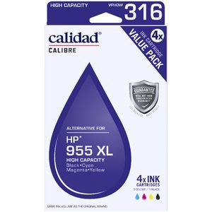 Calidad Alternate HP 955XL Ink Cartridge 4 Pack