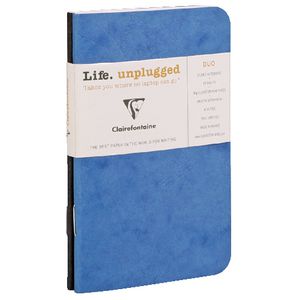 Clairefontaine Lined Notebook Blue 2 Pack