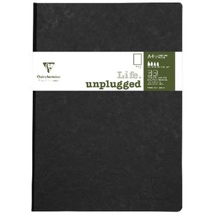 Clairefontaine Essentials A4 Plain Notebook Black