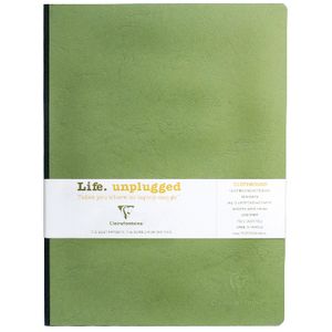 Clairefontaine Essentials A4 Plain Notebook Green