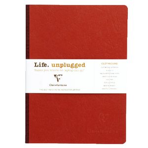 Clairefontaine Essentials A5 Lined Notebook Red